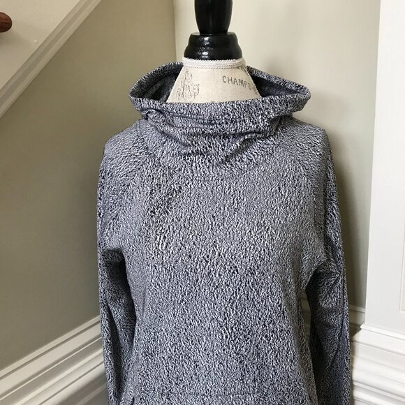 Lululemon Forever Endeavor Sweatshirt Hoodie Womens 8 Black White Long Sleeve - Picture 4 of 12